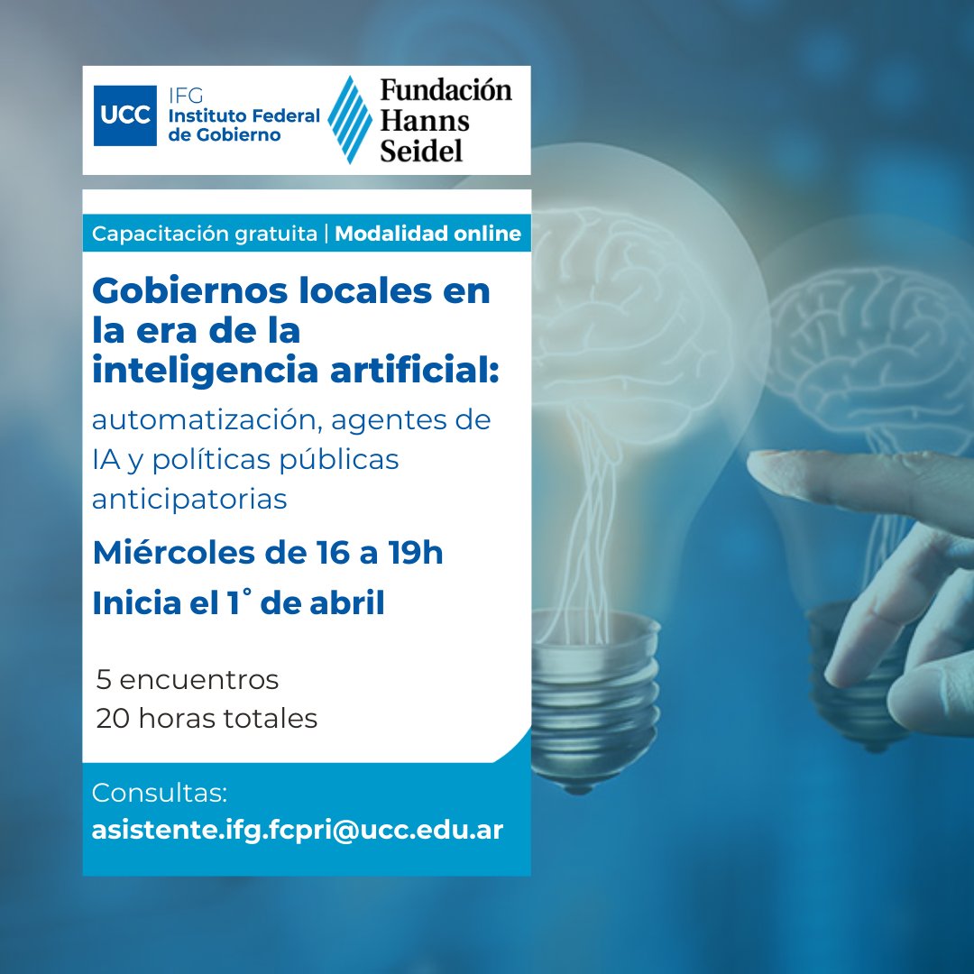 Instituto Federal de Gobierno UCC tweet media