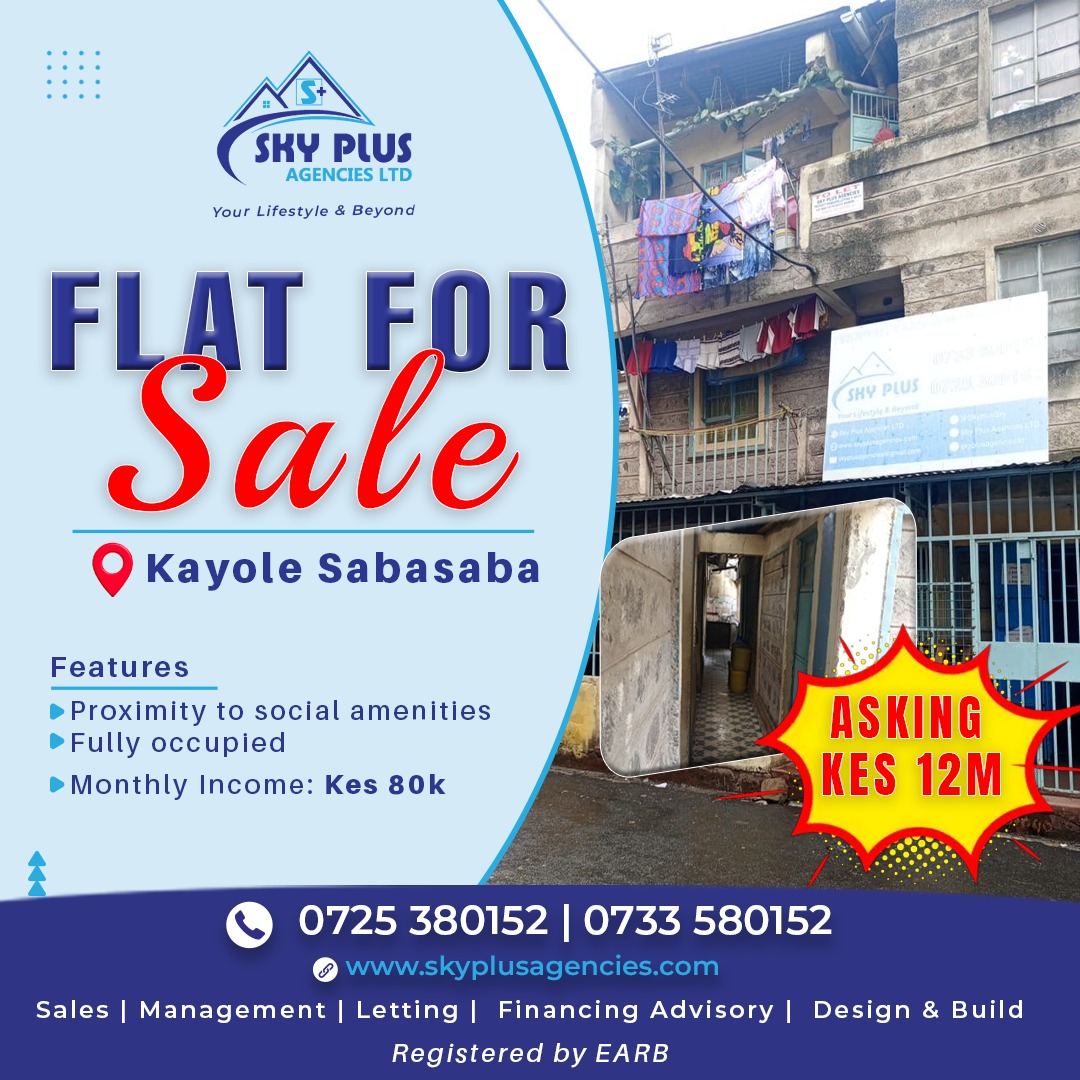 An ideal opportunity for investors seeking stable income and a property with proven performance.

Visit skyplusagencies.com for full details. Let us, together, build a future beyond expectations.

Call - 0725380152/0733580152

 #Realestate #Forsale #PropertyForSale