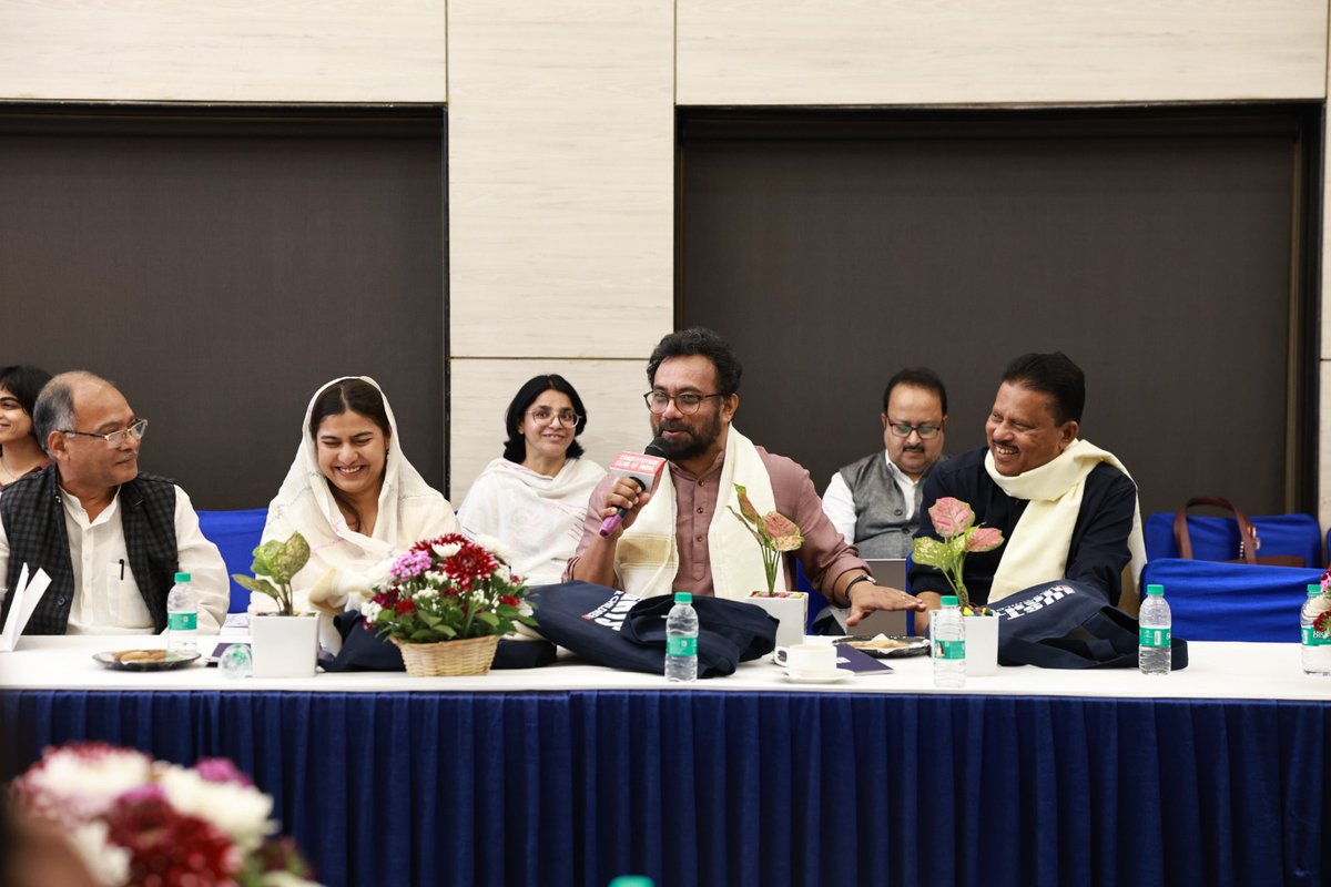 SriKrishnaLavu's tweet photo. Yesterday, I convened a cross-party dialogue with colleagues under #MPsforChildren, in partnership with Just Rights for Children. It was encouraging to see Parliamentarians, across party lines, come together with a shared conviction to end child marriage and strengthen systems that protect every child.

We discussed concrete pathways, from advancing the idea of a ‘Child Marriage-Free India Day’ to shaping a safer digital ecosystem for children through age-appropriate regulations and a prevention-by-design approach. 

This is not just a social priority, it demands sustained legislative attention, institutional accountability, and coordinated policy action to secure every child’s future. @JustRightsIndia @Bhuwan_Ribhu