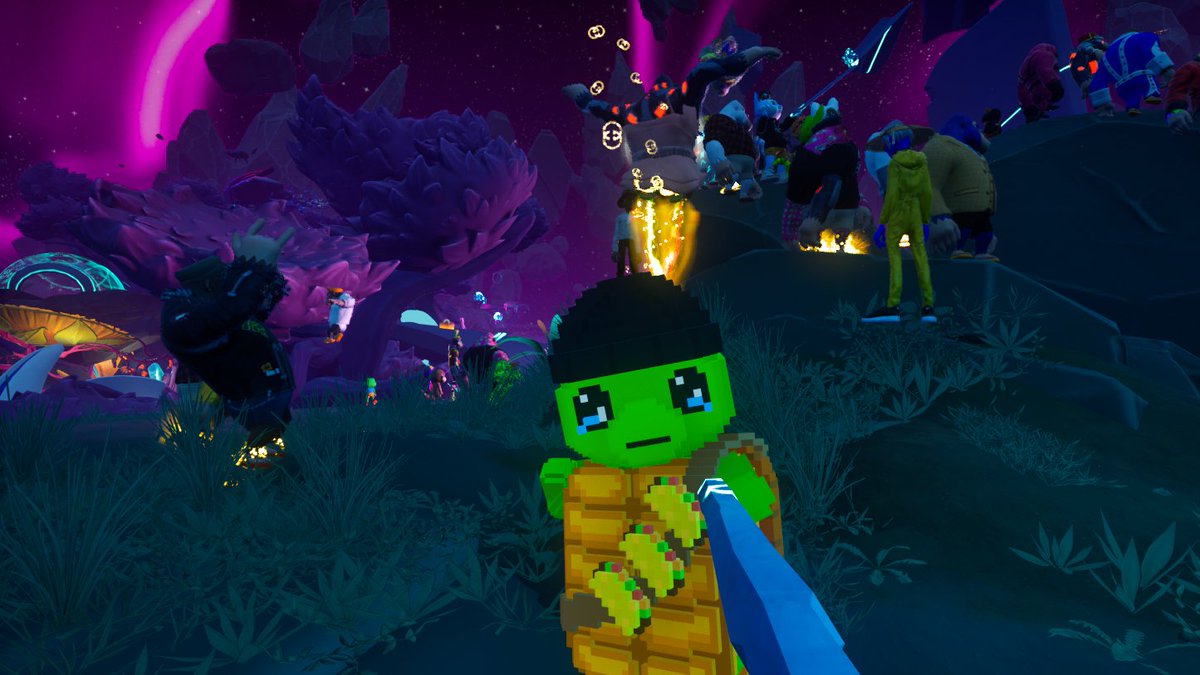 Lasermerl's tweet image. Just had an awesome #GameTime in the @OthersideMeta 

An extra special Geez1000 wearable was up for grabs courtesy of @RidazLp2 

Thanks to @ClassicsCrypto @dinopawnz for running tings

@GeezOnApe @OsPhotoClub 

Congratz @ssdw on the big win 🦧🏆