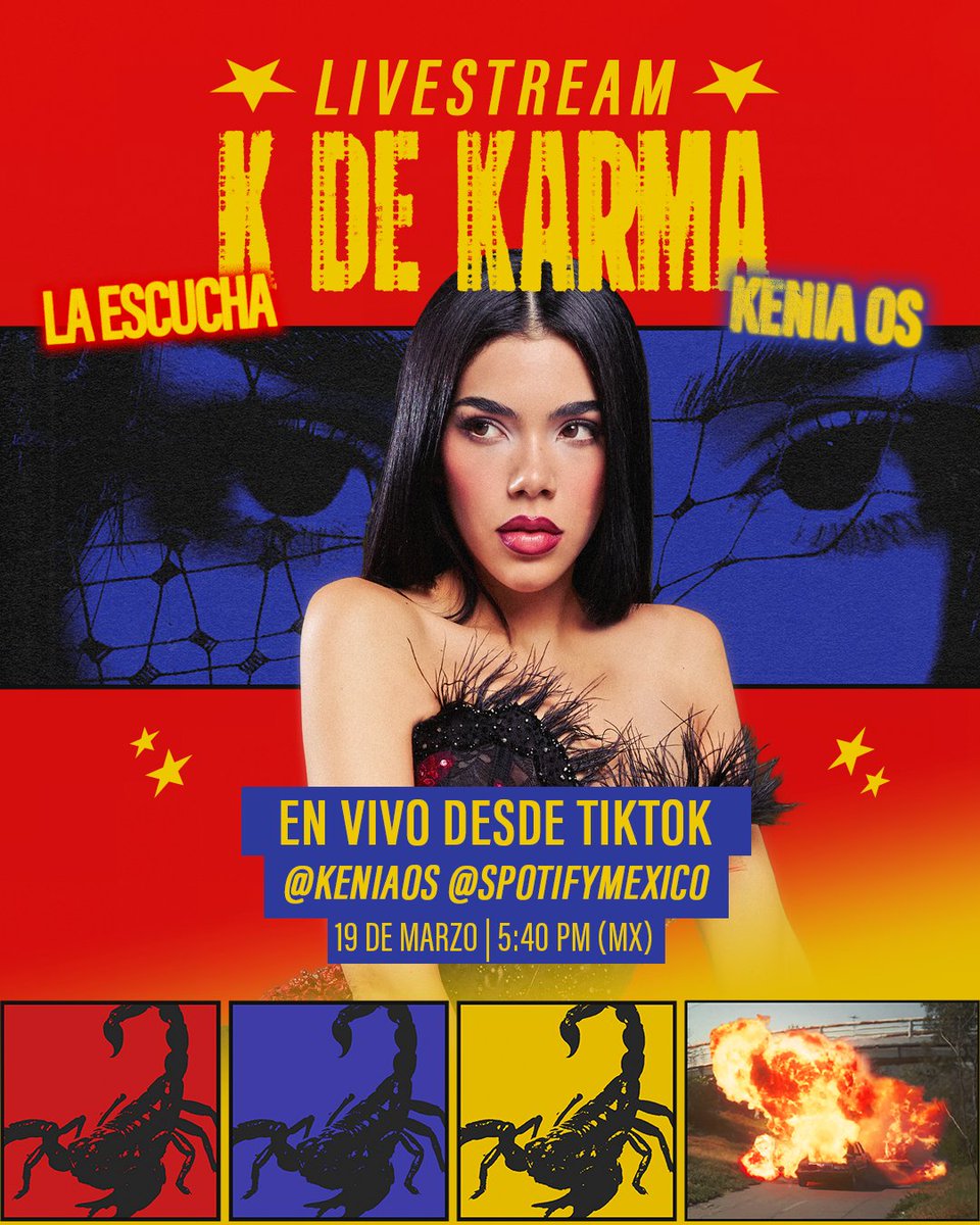 ¡Acompáñanos a K de Karma: La Escucha de <a href="/keniaos/">NINI</a>  desde donde te encuentres! 🦂❤️‍🔥 No te pierdas la oportunidad de escuchar el álbum antes que nadie.