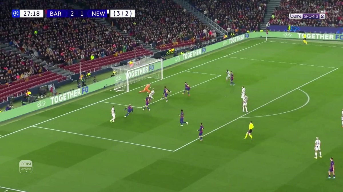 دراما دوري الأبطال! نيوكاسل يصدم برشلونة ويُعيد المباراة لنقطة البداية. 2-2 والمواجهة الآن على صفيح ساخن 