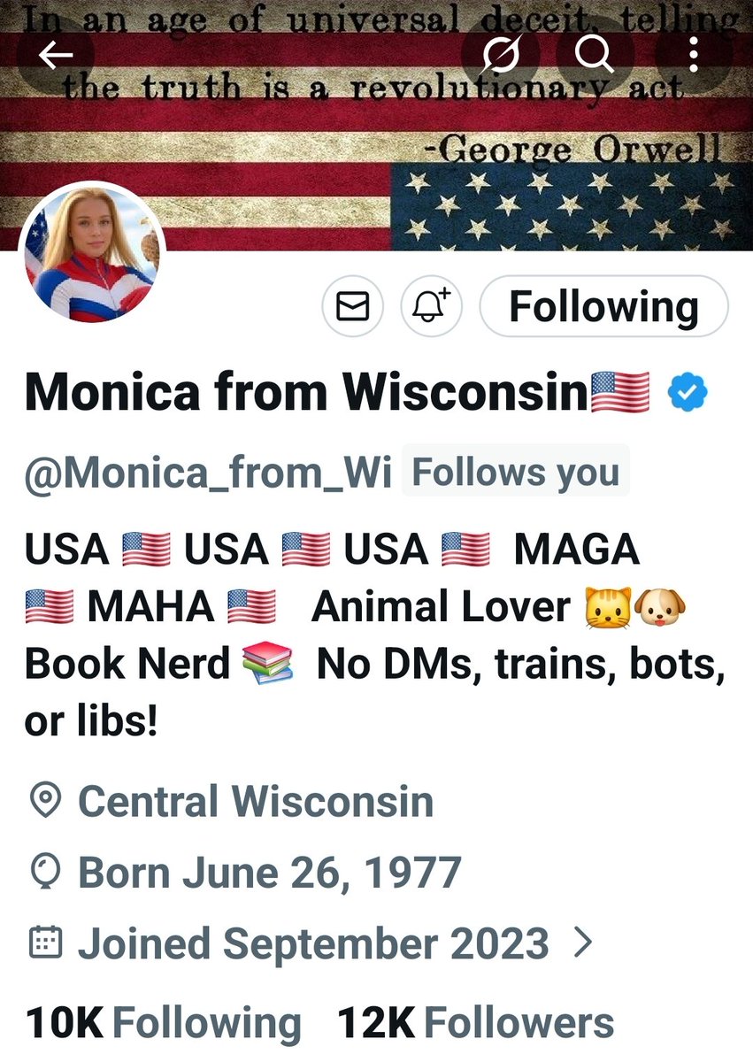 Lets get Monica some more followers!!

Follow and repost!

<a href="/Monica_from_Wi/">Monica from Wisconsin🇺🇸</a>