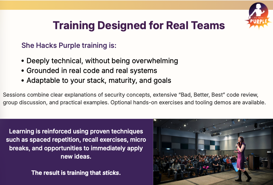 Tanya Janca | Shehackspurple tweet media