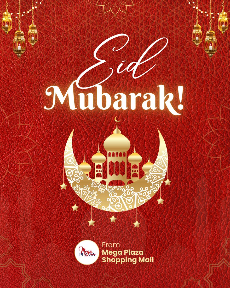 megaplazang's tweet image. ✨🌙 Eid Mubarak from all of us at Mega Plaza! 🌙✨
As we celebrate this joyous occasion, we wish you and your loved ones peace, happiness, and abundant blessings. 
Wishing you a beautiful and memorable Eid celebration.

#EidMubarak #LagosShopping #ThankYouCustomers