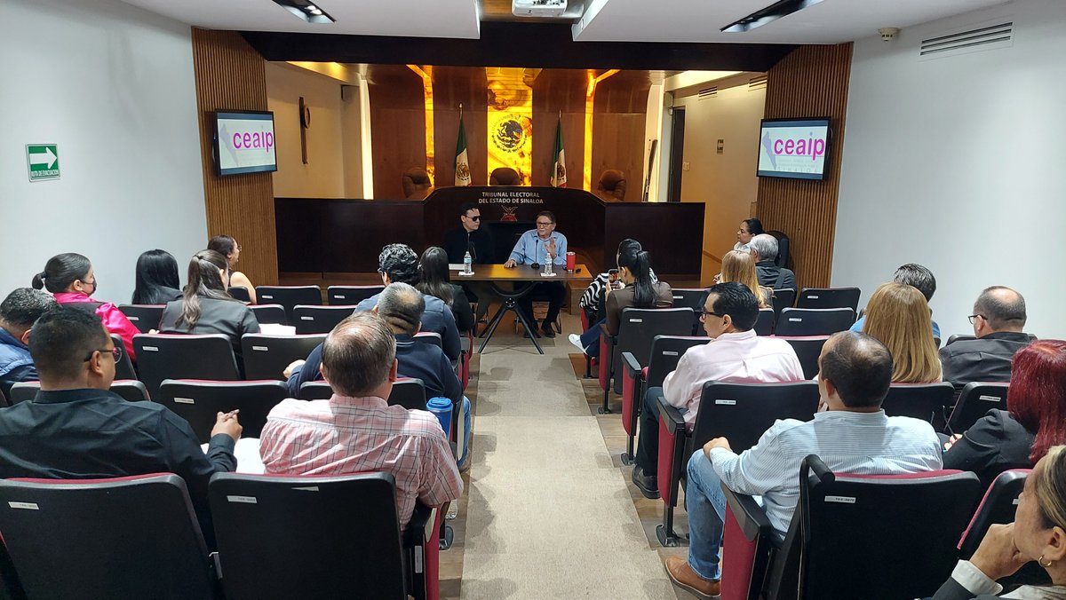 ceaip_sinaloa's tweet image. (1/5) Este día #CEAIP realizó una capacitación en materia archivística a personal del Tribunal Electoral del Estado de Sinaloa TESIN.