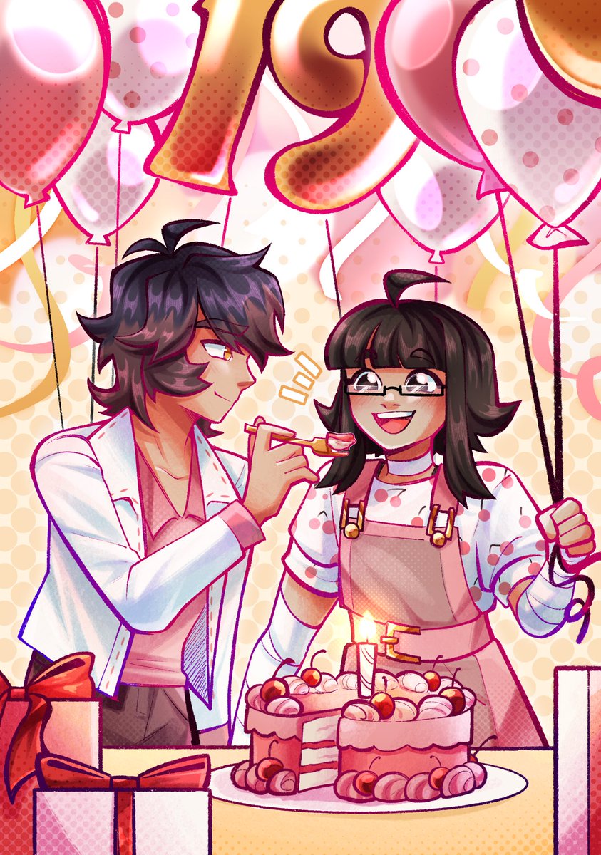modelmoons's tweet photo. "y'know… i just remembered something! you promised you'd giggle for me on my birthday… and that's today! pleaseeee? it'd be the cherry on top!" —luce.
art by @/skelaxo_ :D
#modelmoons #luolks #yumeship https://t.co/Taz81OXDXZ