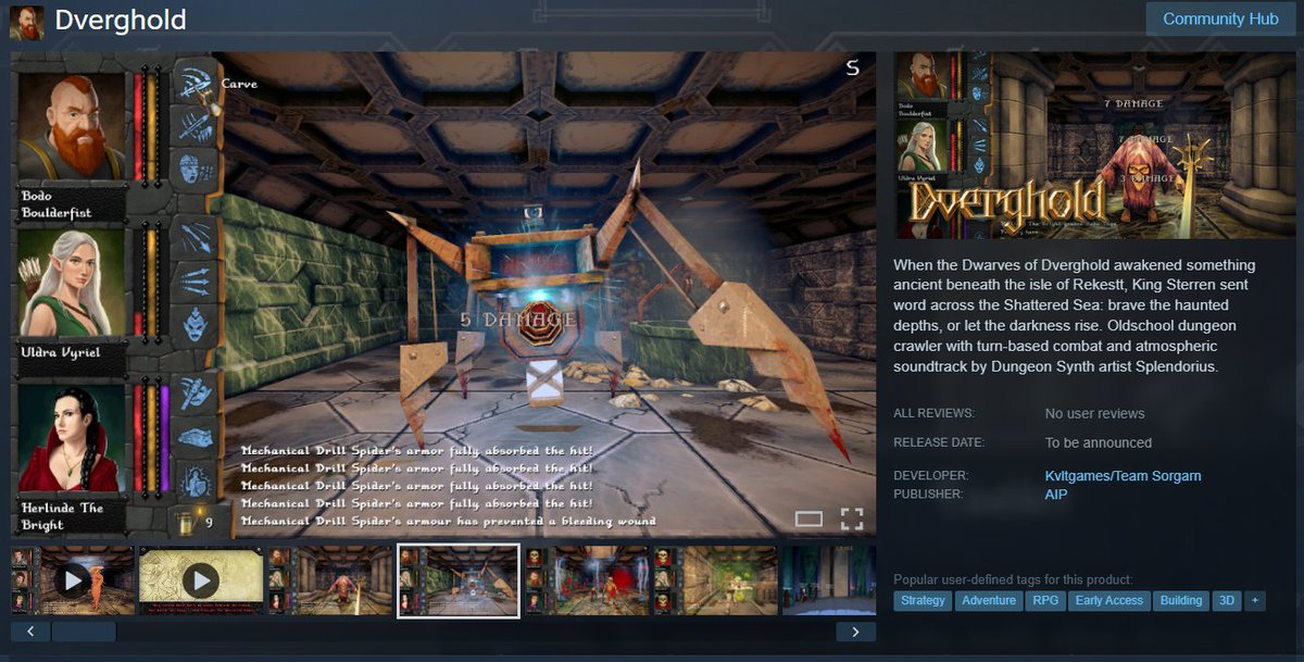 Kvltgames - Wishlist Dverghold on Steam! tweet media