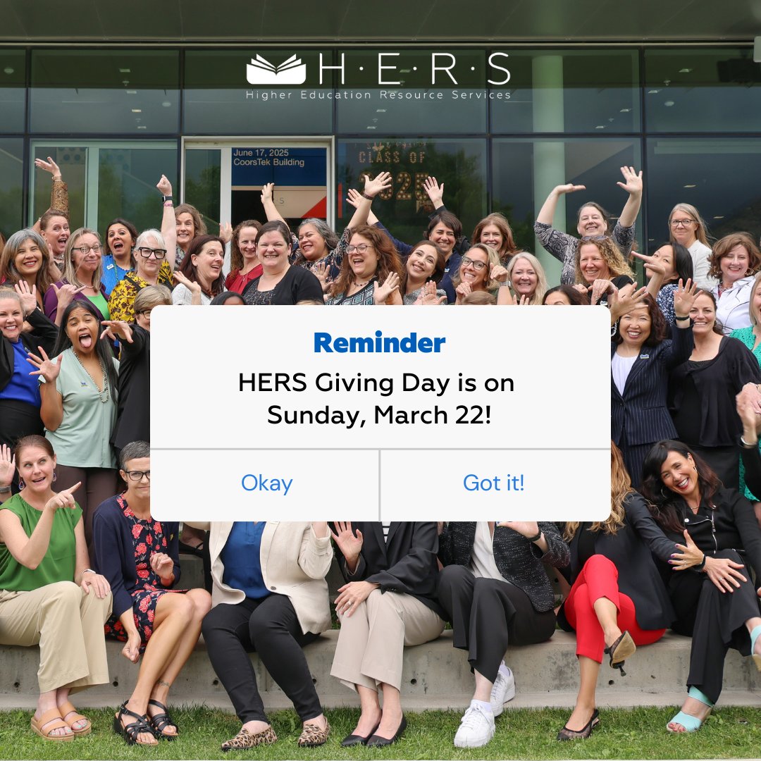 HERS (Higher Education Resource Services) tweet media