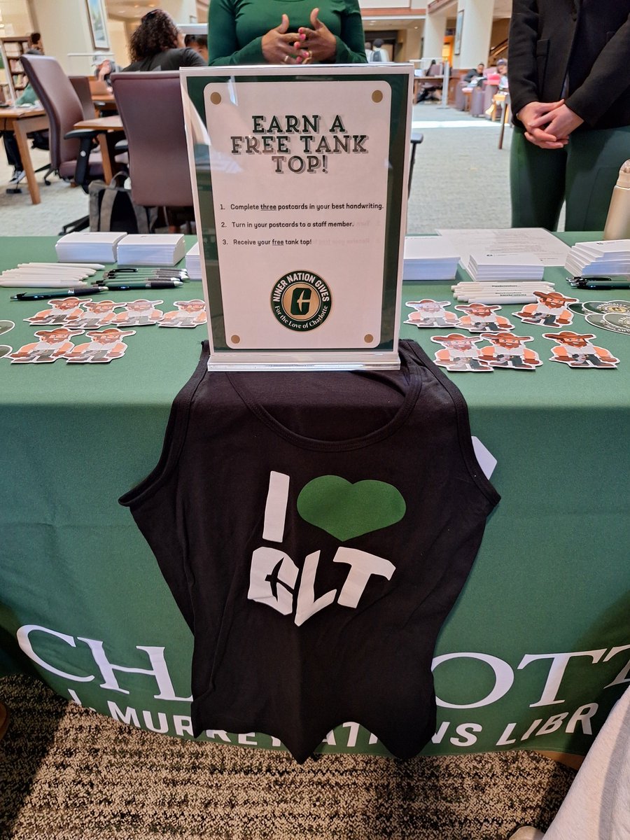 UNC Charlotte Atkins Library tweet media