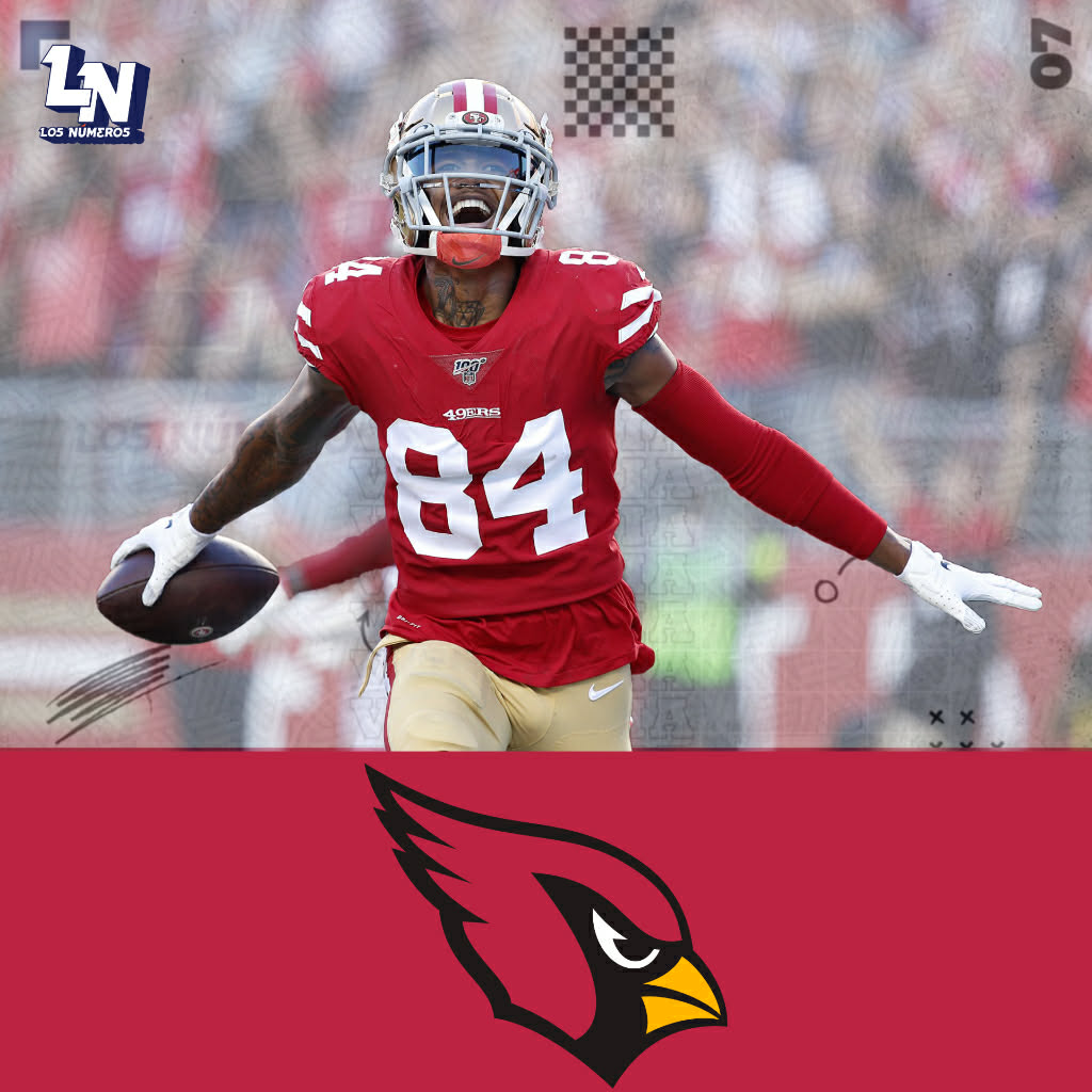 Lo5_Num3ro5's tweet photo. KENDRICK BOURNE LLEGA A LOS CARDINALS🔴⚪️

Los Arizona Cardinals y el WR Kendrick Bourne llegaron a un acuerdo por 2 años y $10 millones de dólares (hasta $12 MDD con incentivos). 

Números en 2025:

• 37 recepciones 
• 551 yardas

#arizonacardinals #kendrickbourne #FreeAgency https://t.co/LLyvyHtNLq