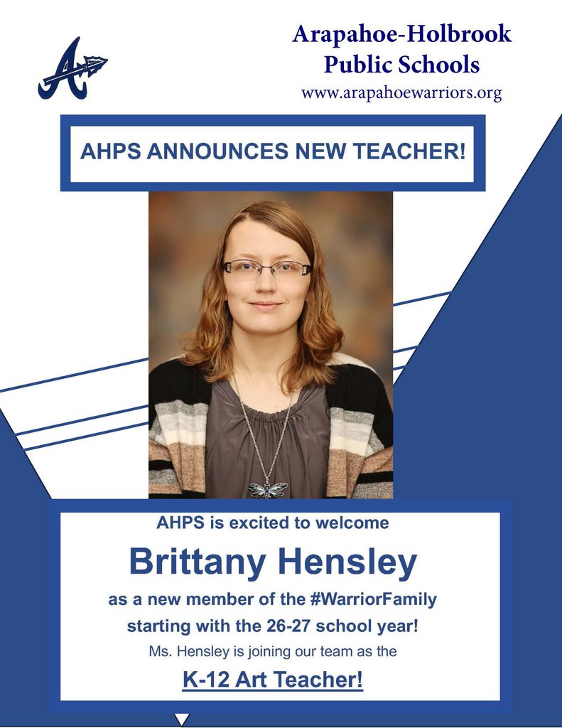 Arapahoe-Holbrook Public School (NE) tweet media