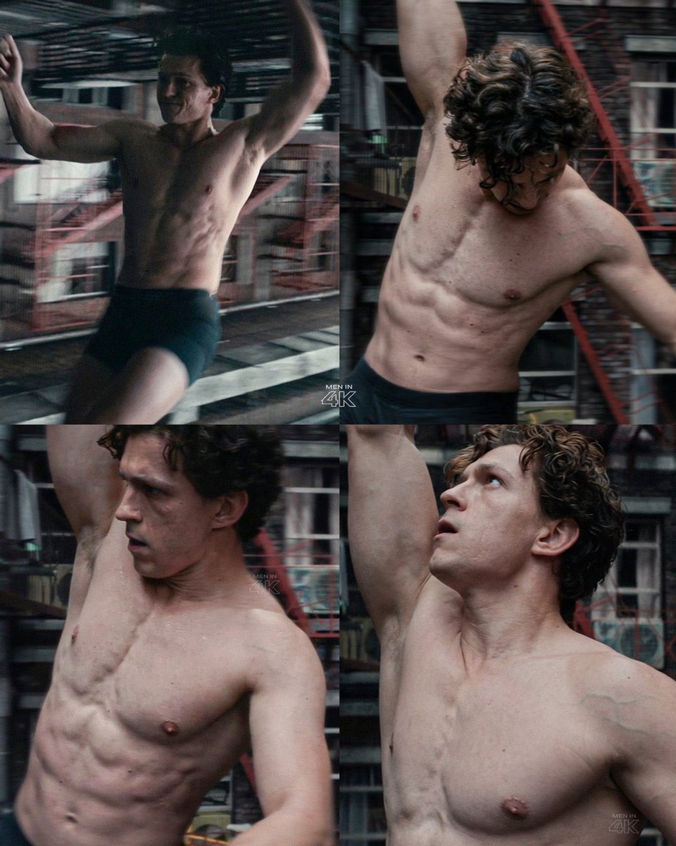 tom holland is so jacked 😭