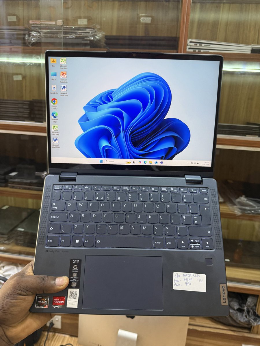 Geekglobaltech's tweet photo. 🇺🇸US Used
Lenovo Yoga 2 in 1
8gb ram | 256SSD
Ryzen 5-5000
2gb Radeon Graphics
Touchscreen
X360 Convertible
Fingerprint Scanner
Comes with Charger
Neatness 80%/100%

Price Now: ₦540,000 Only

To Place Order &amp; Delivery⤵
DM/Call/Whatsapp+2348132727945

Kindly Repost❤️

#GeekTech https://t.co/3H1SJ8NqT6