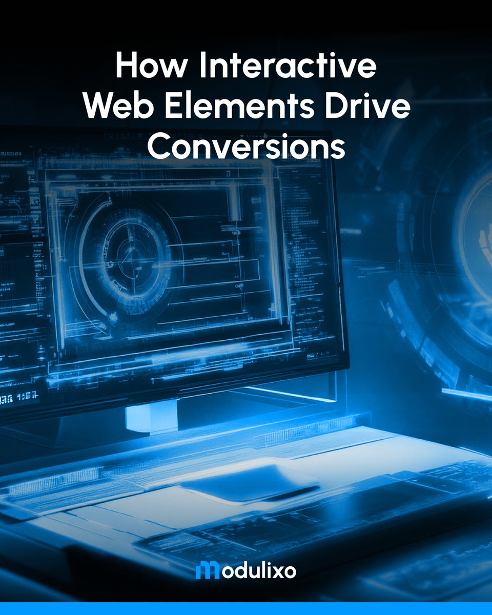 modulixocom's tweet photo. How Interactive Web Elements Drive Conversions

🔵 Interaction turns visitors into customers.
• Microinteractions, animations, guided actions.
✨ Design that converts.
#Modulixo #WebDesign https://t.co/Sebsj5eX0L