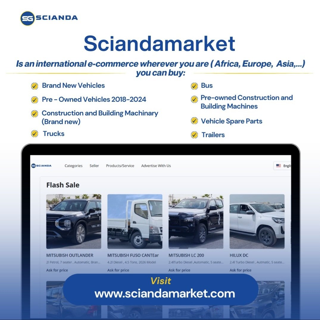 sciandagroup's tweet photo. Your #Global #onlinemarket for #Vehicles and #Machinary .
@sciandamarket https://t.co/hYaRPTcZQx