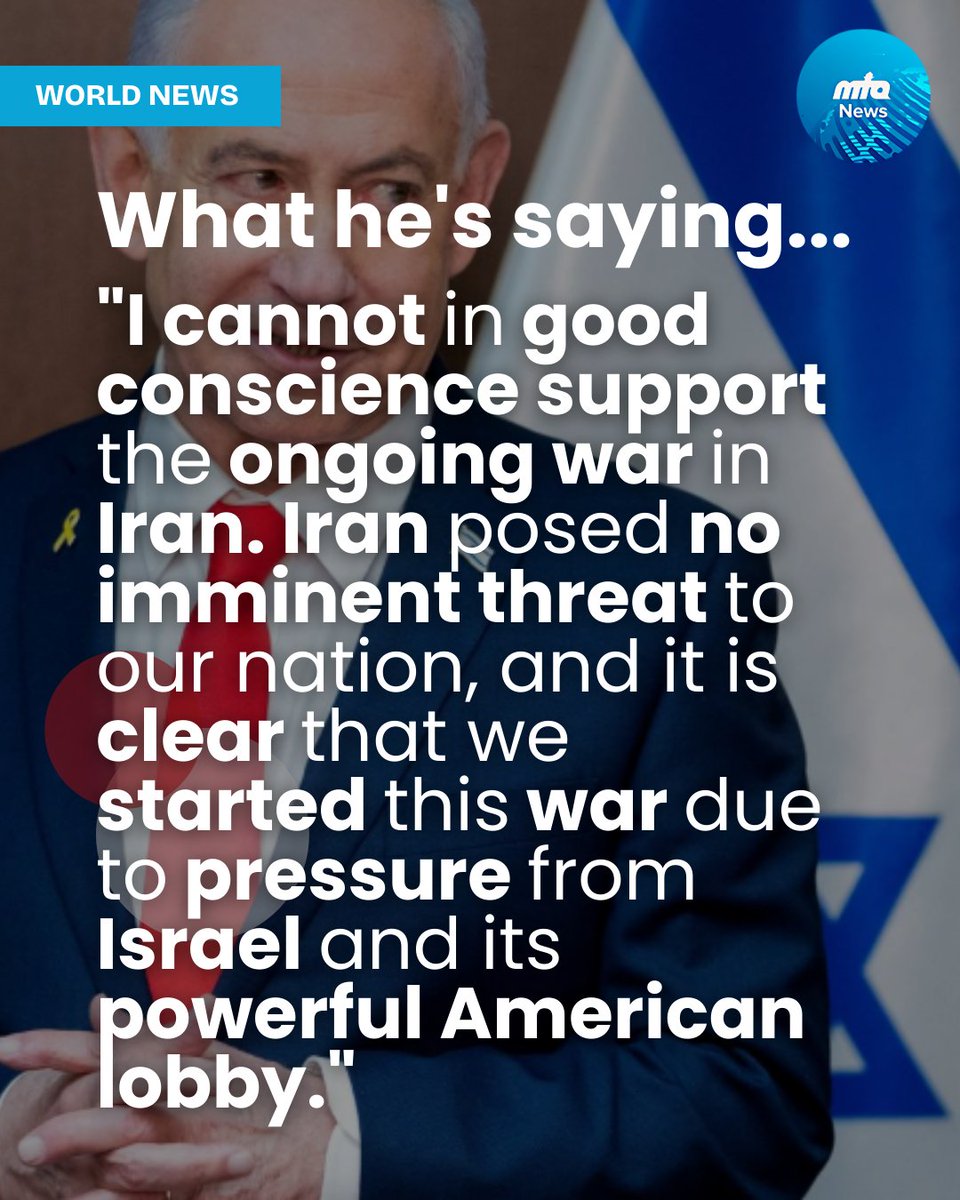 NewsMTA's tweet photo. 🚨Tensions boil over in the Middle East.🚨

🛑 Resignation at the Top: Joe Kent has resigned as Director of National Counterterrorism, citing major disagreements over the U.S. role in the Iran war. He claims Iran wasn’t an “imminent threat.” 🚢 Strait of Hormuz Standoff: Iran’s blockade is holding, and the Trump administration is struggling to build a global coalition to reopen the vital waterway. Major allies are saying "no" to sending warships. ⛽ Economic Fallout: With 20% of the world’s oil trapped, gas prices are surging. Experts are now calling this an “economic world war” as the impact hits everywhere from the U.S. to Asia.