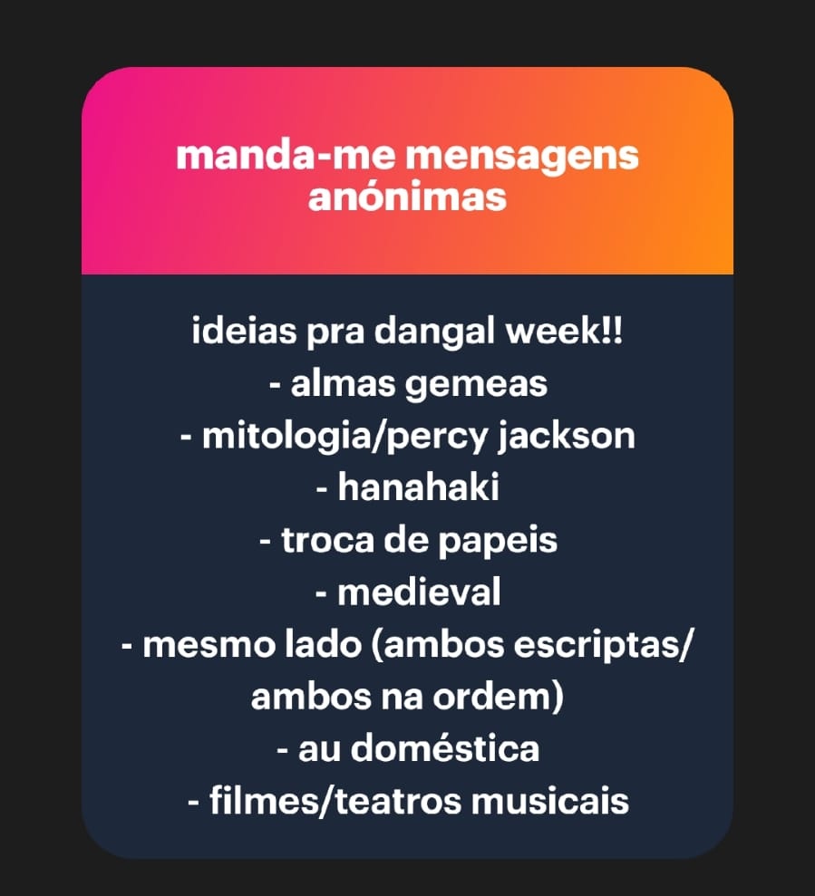 ︶' ' 𝐀cervo 𝐃angal !! tweet media