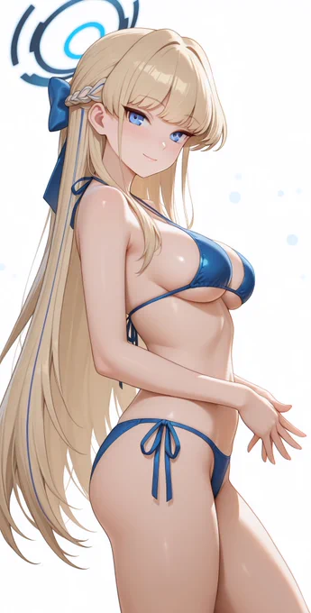 水着のトキ #ブルアカ #BlueArchive SFW anime-style illustration. Toki Ilustração em estilo anime. ilustración de estilo anime. ブルーアーカイブ 블루아카이브 蔚蓝档案