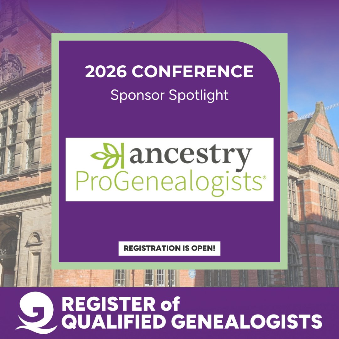 Register of Qualified Genealogists tweet media