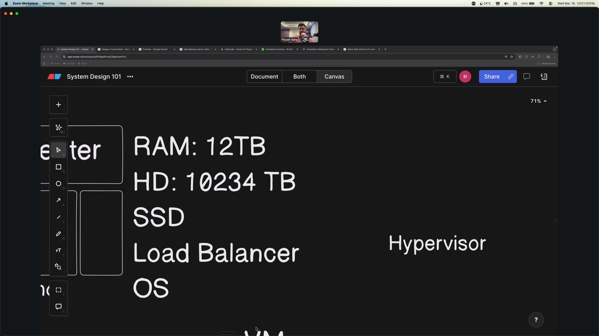 sagarshiroya_x's tweet photo. Do you know how companies scale their cache for millions of users?
Today I learned how caching + consistent hashing power large distributed systems.
Key takeaways from the session:
→ Cache stores frequently accessed data in fast memory to avoid expensive DB queries.
→ Use Redis as a cache layer and apply read-through caching to fetch from DB only on cache miss.
→ Use TTL to avoid stale data and start with a “magic number” that can later be tuned using real usage data.
→ When cache storage is full, apply eviction strategies like LRU to remove less useful data.
→ To scale caching servers without huge data reshuffling, use consistent hashing, which keeps data movement minimal when servers are added or removed.
System design lesson of the day:
Good architecture is not about avoiding problems.
It is about reducing their impact at scale. 🚀
#SytemDesign