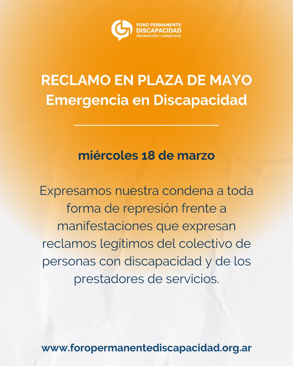 Foro Permanente Discapacidad tweet media