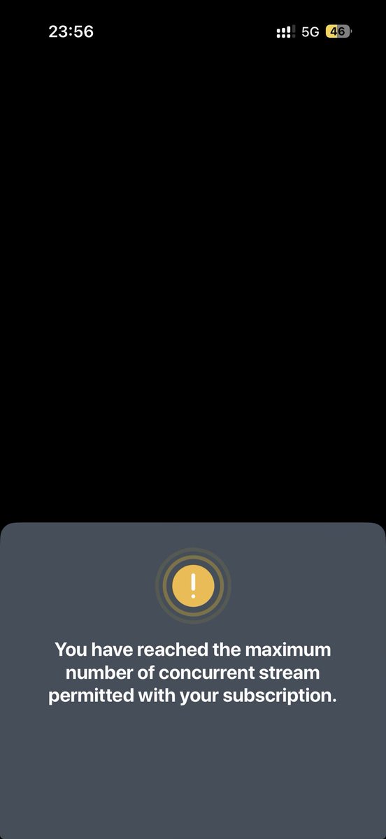 insaneyamlite's tweet photo. @SonyLIV Have logged out of all devices and waited for about 5 minutes and still facing this issue. What can i do to watch the match before its over?🫠 https://t.co/MkKmB9oF35