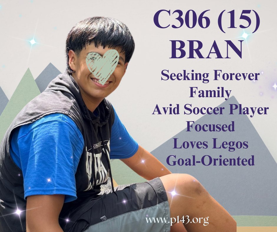 P143Org's tweet photo. ✨✨BRAN has a $1000 GRANT!!!!✨✨

BRAN is at risk of aging out and needs a family ASAP! This will be his last hosting opportunity. We’d love to share more about him!
Please register here to see him view the Photolisting: https://t.co/mhosh3JBLQ https://t.co/1jacyfzjsg
