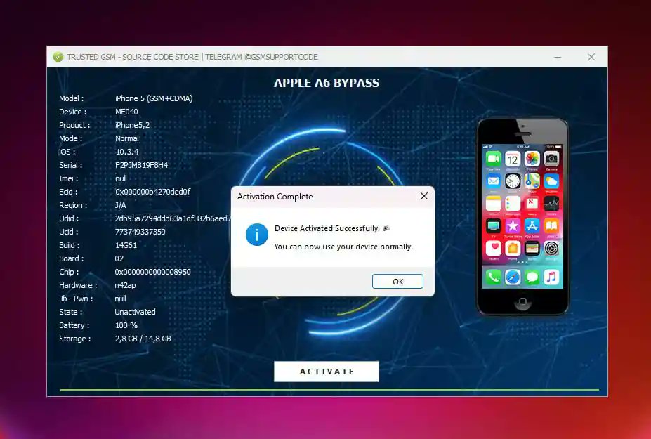 FirmwarexB's tweet photo. Apple A6 Bypass OneClick No Arduino Download
https://t.co/e1U97zeN3X https://t.co/90toOdjtQS
