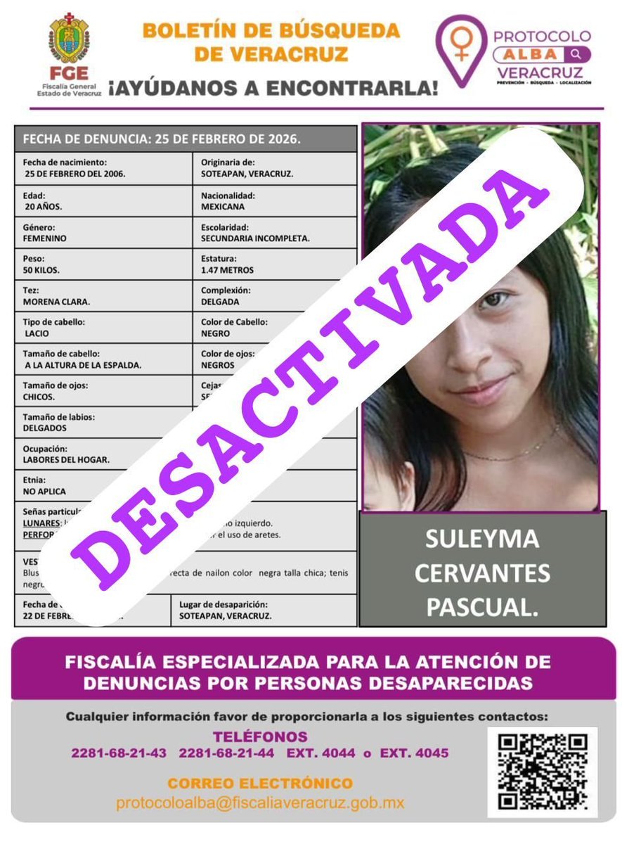 Protocolo Alba Fiscalía Veracruz tweet media
