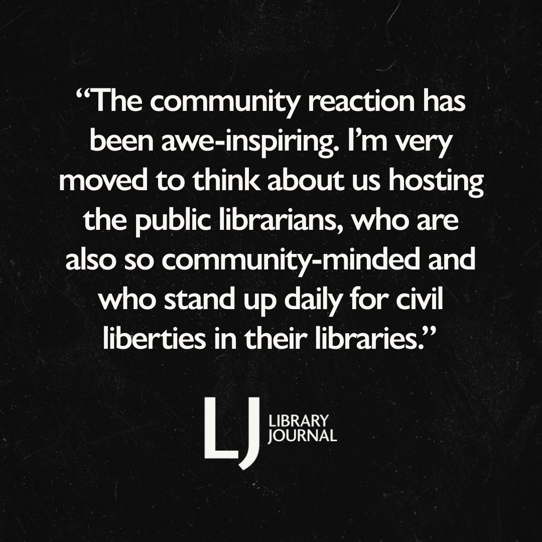 Library Journal tweet media