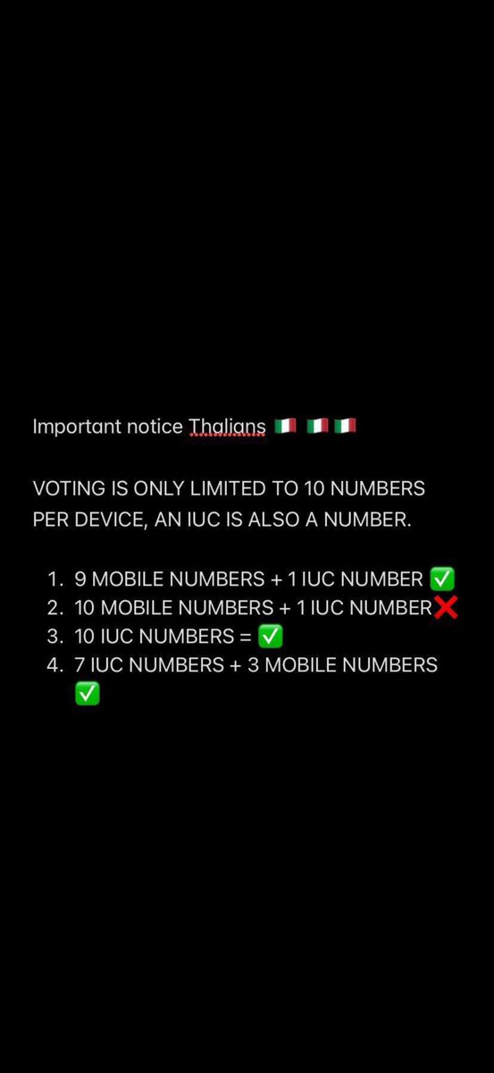 sanquiz2gh__'s tweet photo. No wasted efforts ~ Becareful when voting for Thandeka, follow all the voting rules

God bless you all 
#BBMzansiS6 https://t.co/wv3p3nIm9Q
