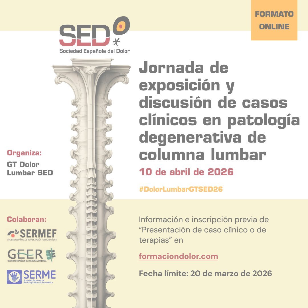 Sociedad Española del Dolor tweet media