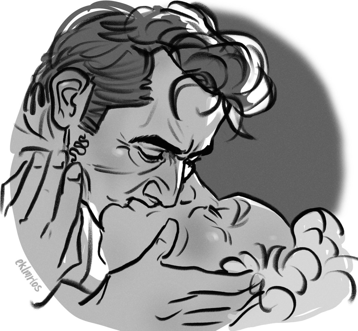 day 2 of posting aziracrow kissing until the trailer drops #goodomens