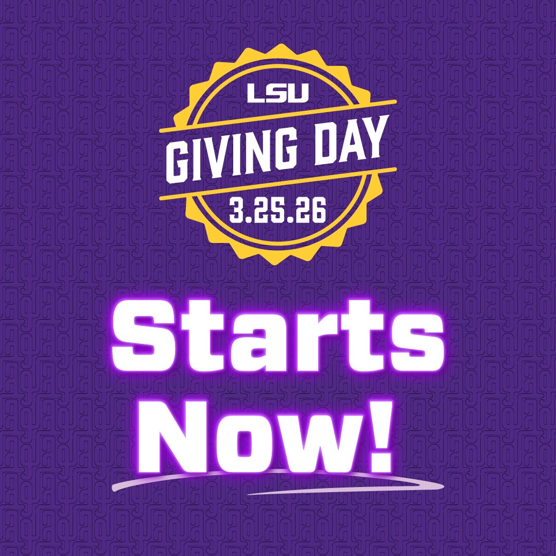 LSU Foundation tweet media