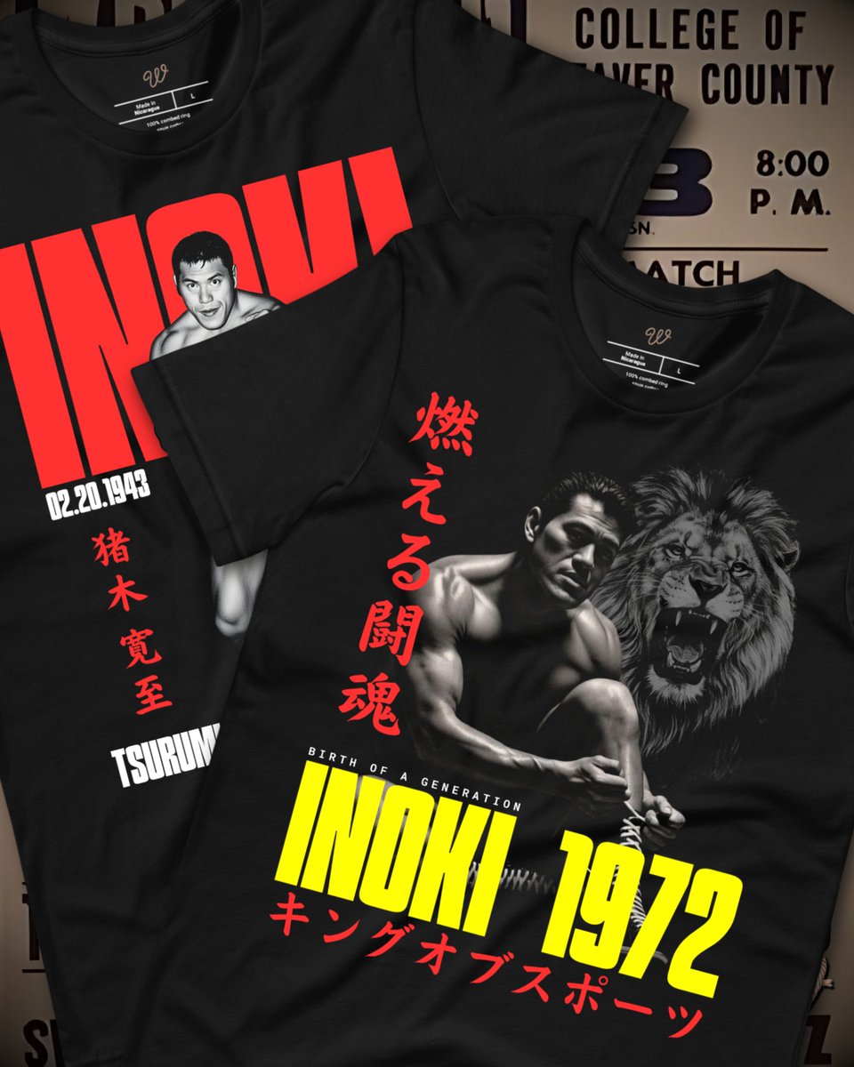 Antonio Inoki didn’t play wrestler. He fought. Founder of New Japan Pro-Wrestling. Stepped in with Muhammad Ali. Carried himself like it was real because to him, it was.

Red scarf. Iron will. Fighting spirit. Legend.

WRESTLE x Antonio Inoki | wrestleapparel.com/collections/an…