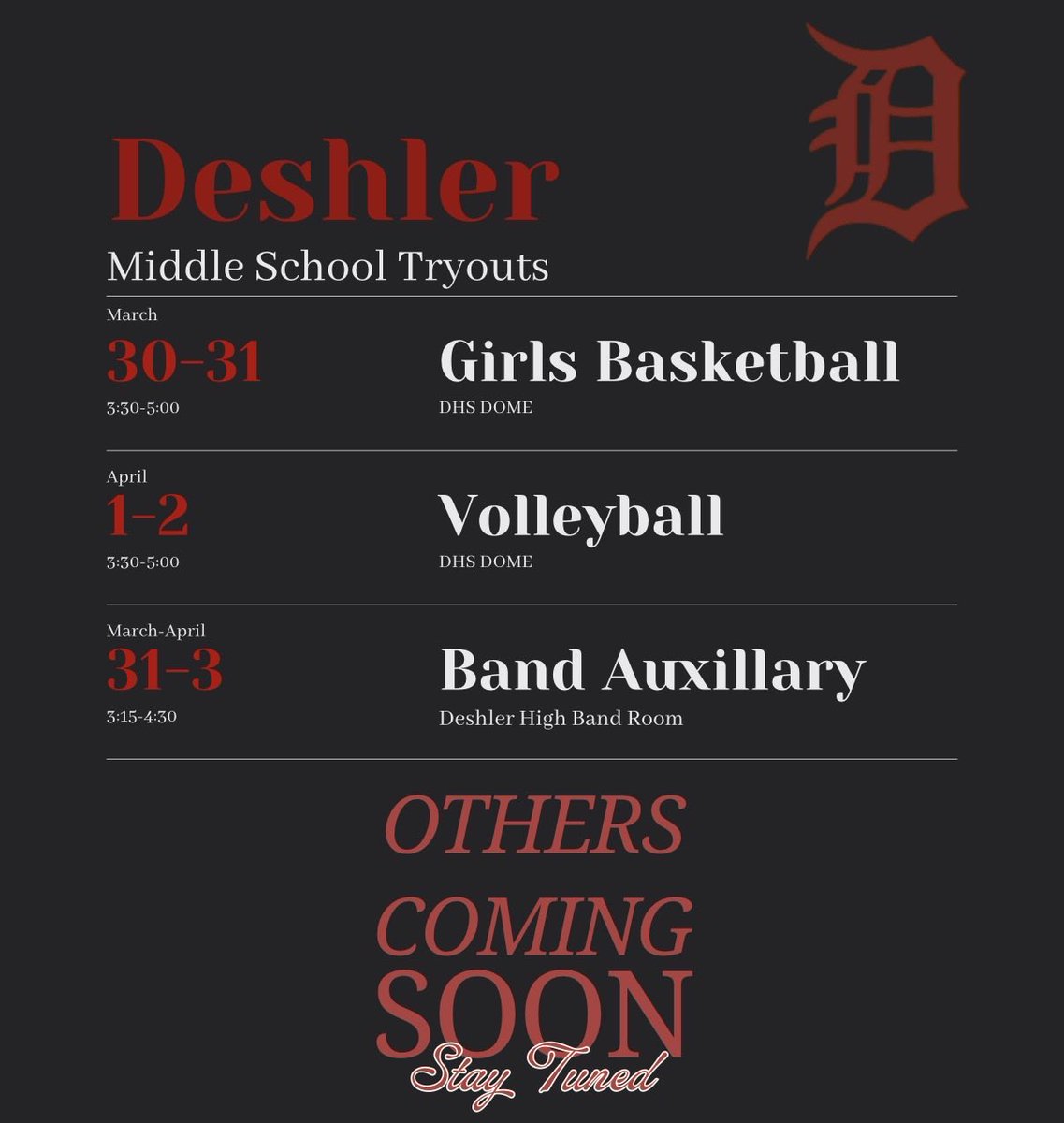 Deshler Middle School tweet media