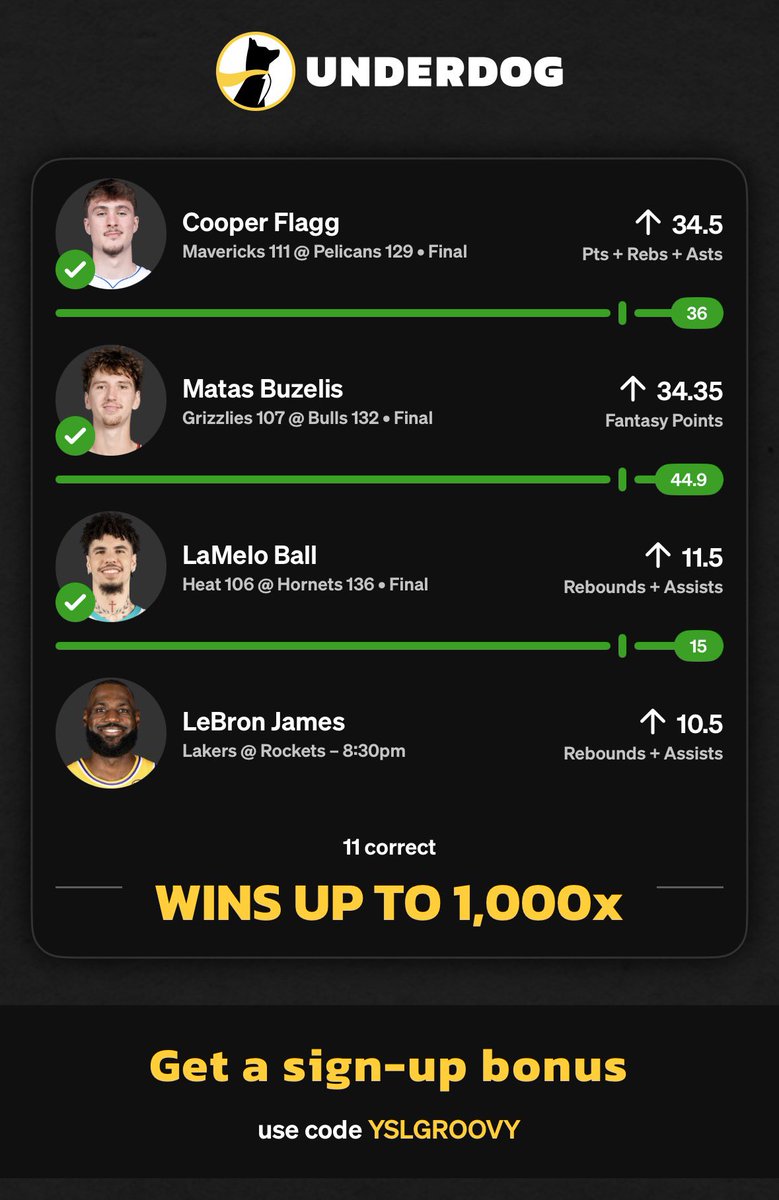 Ballhog Bets ⚽️🏈🏀⚾️⛳️🏒🎾 tweet media