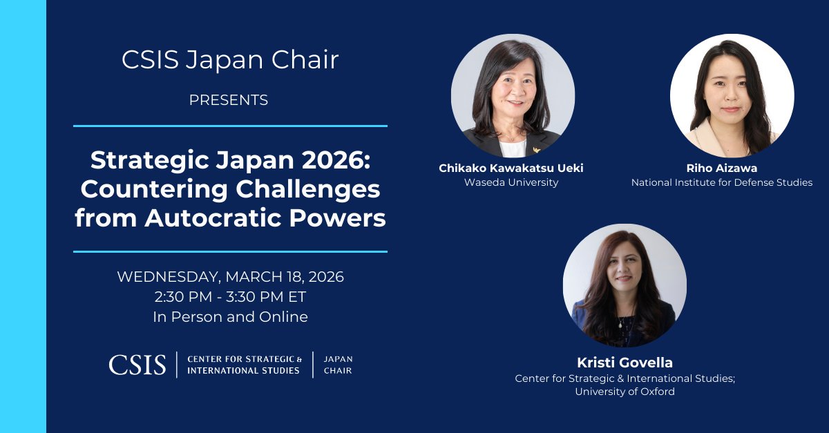 CSIS Japan Chair tweet media