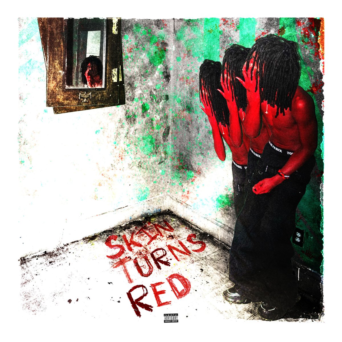 1ofnoa's tweet photo. Skin Turns Red Cover - @fuckaeter 
By - @1ofnoa

Cover ReDesign - 1
Original Cover - 2

#aeter #skinturnsred #coverart #coverdesign https://t.co/uwOUDB25fP