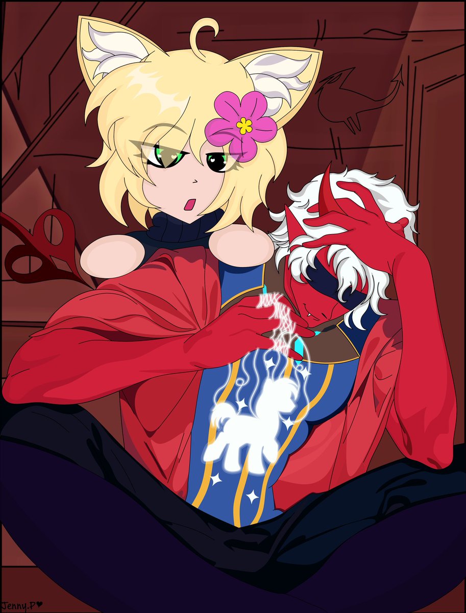 RamonaMaid's tweet photo. Dibujito con Thaladir 💖

#furryArt #fanart #necoarc #oc https://t.co/IM4G2YXf1m