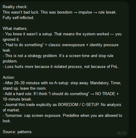 traderistic_'s tweet photo. Taking a trade because you "had to do something". Here's what Steven has to say about it

#Trading https://t.co/59d5EyrtDA