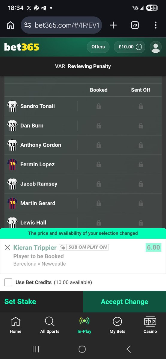 twotonemanc's tweet image. Ffs... Just putting Trippier card on.