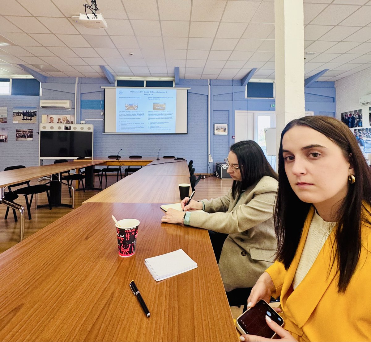 Had a very insightful meeting at the UN Good Offices Mission in Cyprus (OSASG) in the #Nicosia Buffer Zone. <a href="/UN_CYPRUS/">UN Cyprus</a> 
Discussed current political dynamics,Mission’s key role,along UNFICYP&amp;other🇺🇳in supporting a comprehensive settlement of the Cyprus issue.
A valuable exchange!