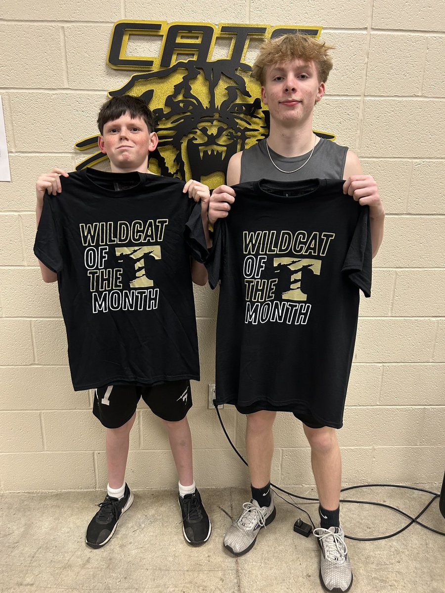 TCats_Football's tweet image. Wildcats of the Month for February!
They showcased the characteristics that our CULTURE demands at school and football!
Varsity: Trevor Echols/Christian Guerrero 
Jr. High: Jamie Dickerson/JC Campbell
7th: Hunter King/Landon Yancey
January Junior WOTM: Blake Stewart/Ray Campbell
