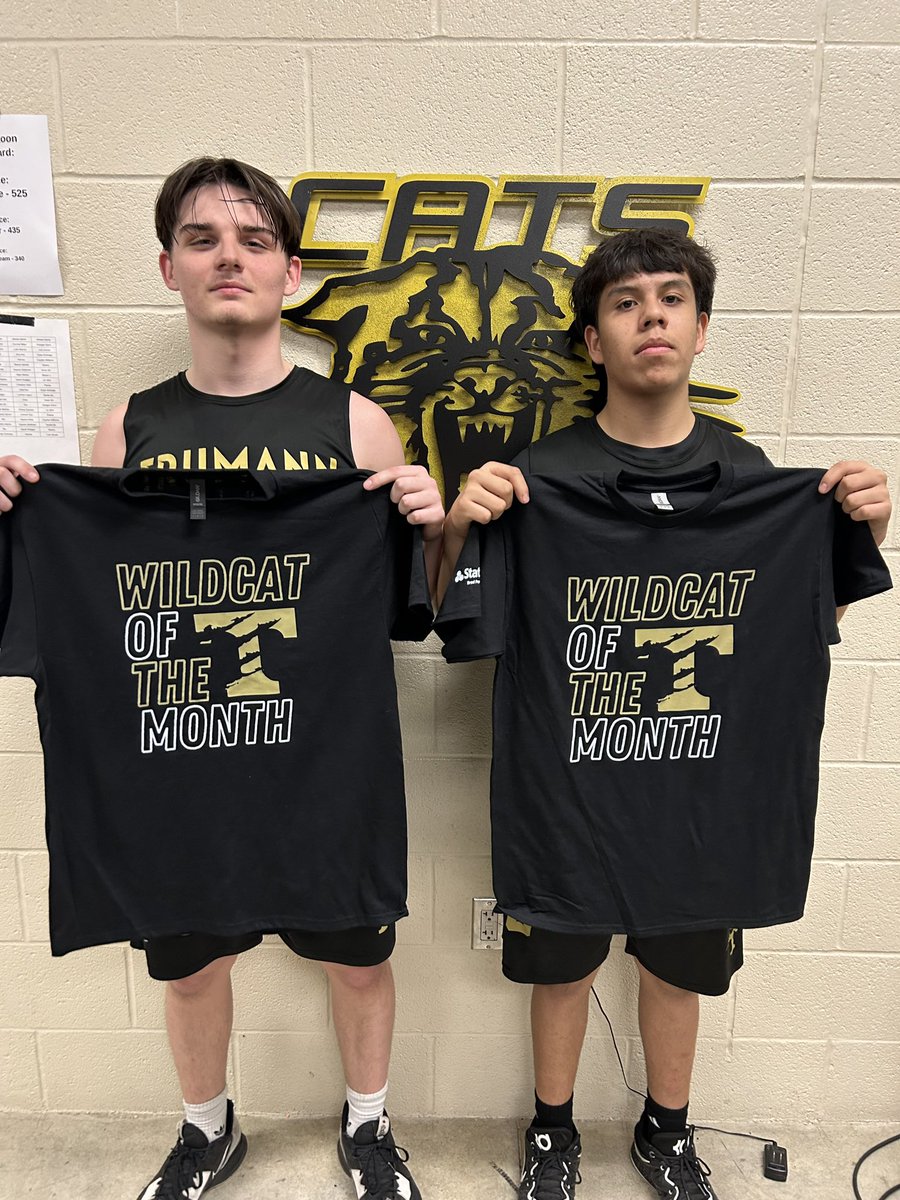 TCats_Football's tweet image. Wildcats of the Month for February!
They showcased the characteristics that our CULTURE demands at school and football!
Varsity: Trevor Echols/Christian Guerrero 
Jr. High: Jamie Dickerson/JC Campbell
7th: Hunter King/Landon Yancey
January Junior WOTM: Blake Stewart/Ray Campbell
