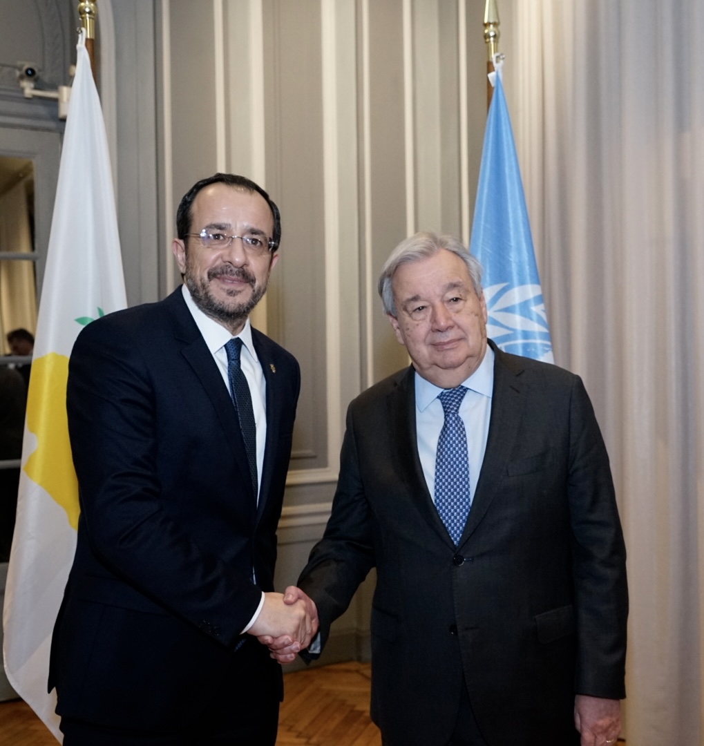 .<a href="/antonioguterres/">António Guterres</a> met with Nikos Christodoulides, President of the Republic of Cyprus and Leader of the Greek Cypriot community. They discussed the way forward on the Cyprus issue. They also discussed the situation in the Middle East.

Readout: un.org/sg/en/content/…
