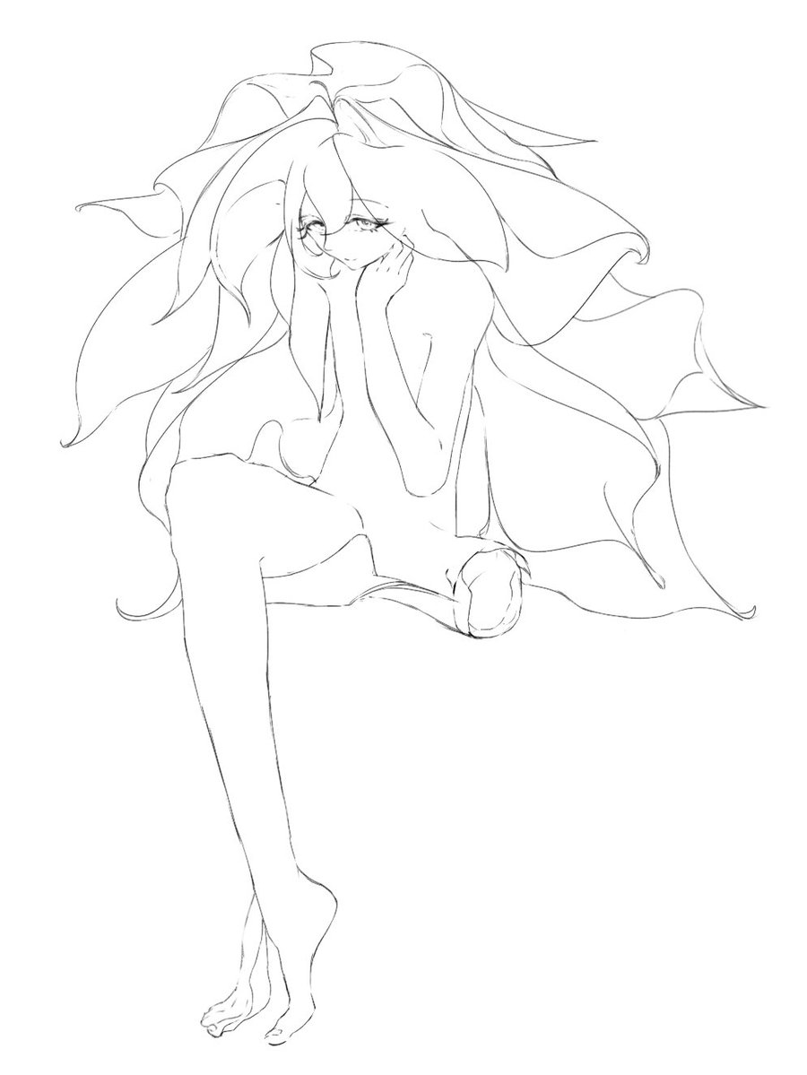 良い構図が思いつかないれれれ tweet media