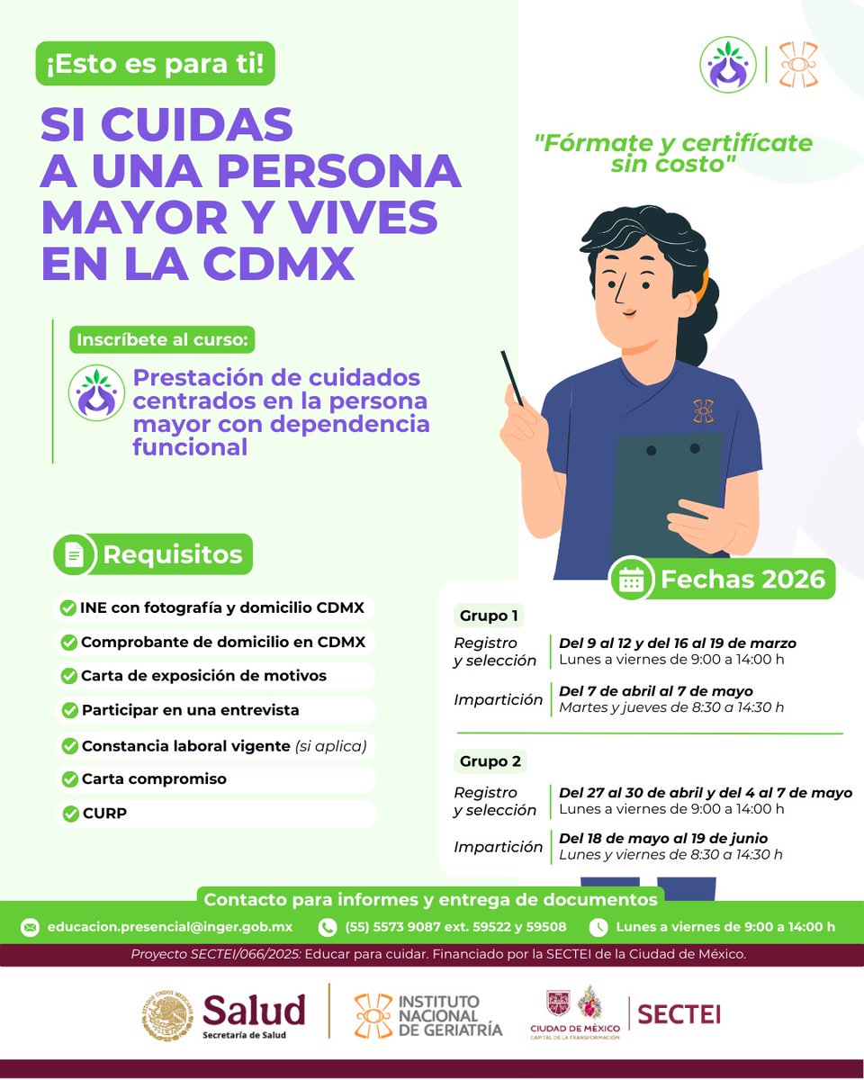 Instituto Nacional de Geriatría - México tweet media