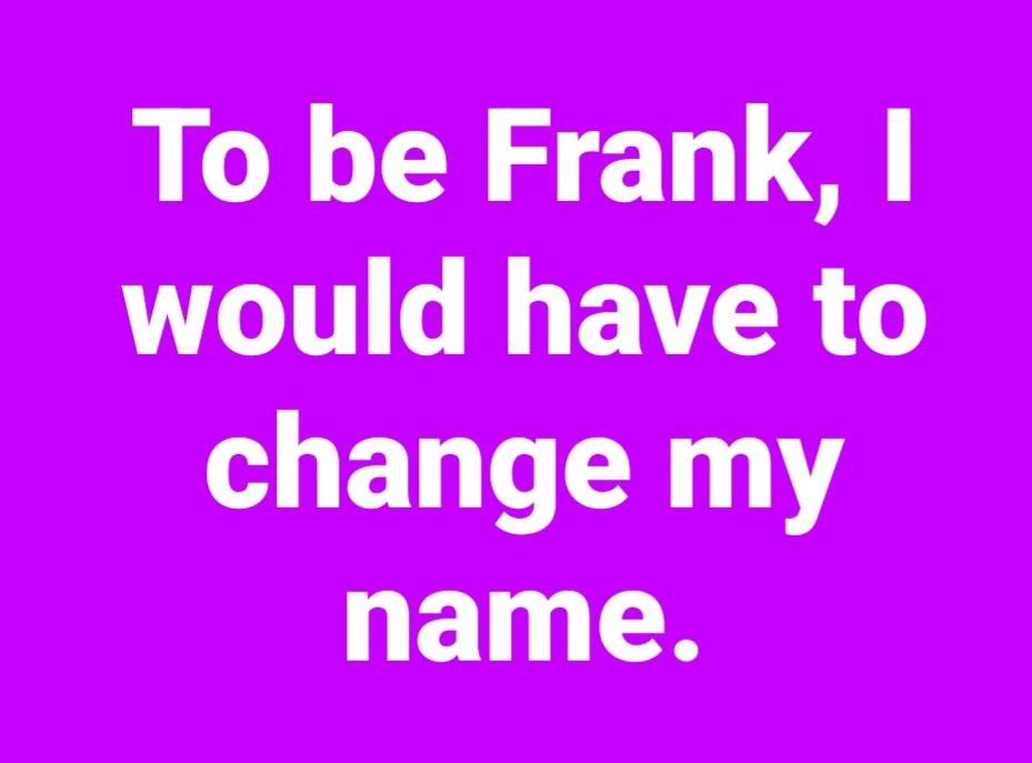 #Frank #Comedy